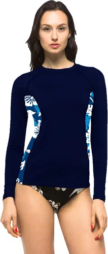 Vista 10 de Private Island Camiseta de entrenamiento de manga larga para mujer con protección UPF 50+ (RGT)