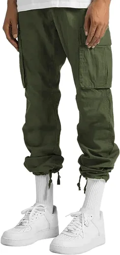 Vista 5 de LYRXXX Pantalones Cargo Casuales para Hombre Pantalones de Senderismo Pantalones de Entrenamiento Joggers Sudaderas para Hombres