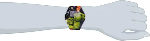 Vista 2 de Marvel The Avengers AVG1518 Reloj analógico de cuarzo gris para niños, Gris, Digital