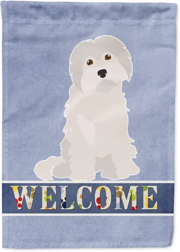 Vista 25 de Caroline's Treasures CK3645GF Bandera de bienvenida de bulldog inglés para jardín, bandera decorativa para patio exterior, obras de arte de patio