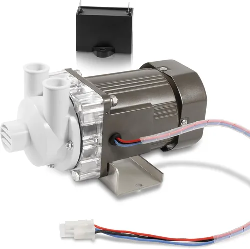 Vista 10 de S-0730 Bomba de agua para Hoshizaki, conjunto de bomba de motor de máquina de hielo con cable y kit de servicio de enchufe