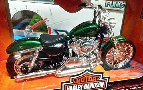 Vista 2 de Maisto Modelo de producto acabado Harley número de pieza 32335 Escala 1/12 Harley Davidson 2013 XL1200V Seventy Two (Verde)