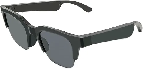 Vista 8 de Lentes de audio inteligentes, lentes de sol polarizados con Bluetooth, micrófono y altavoz integrados, asistente de voz, Bluetooth 5.0, gafas de sol
