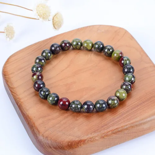 Vista 2 de Cherry Tree Collection brazalete elástico con cuentas de gemas redondas de 516pulgada.