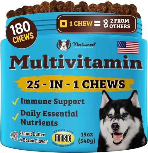 Vista 13 de Natural Dog Company Probióticos para perros: masticables probióticos para perros con UFC 1B, cepas microencapsuladas específicas caninas