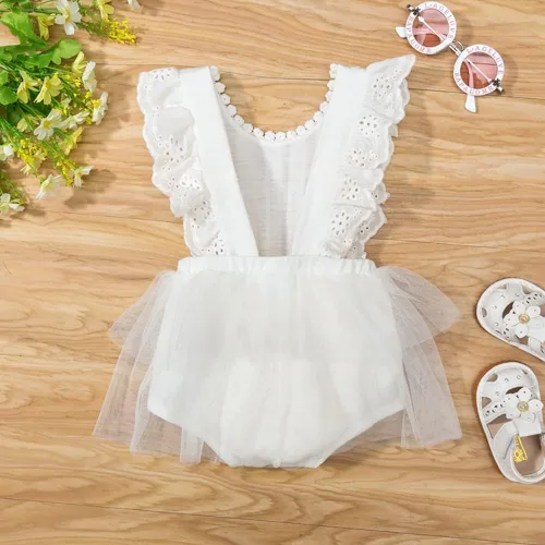 Vista 29 de IDOPIP Conjunto de ropa de 1er cumpleaños para niñas con estampado floral, estilo bohemio, con encaje, tutú y diadema de princesa