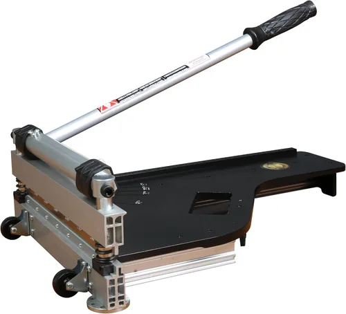 Vista 12 de CUTTEREX Heavy Duty 13" profesional cortador de piso de vinilo, pisos multicapa, parquet, paneles de pared de fibrocemento, base cóncava de goma