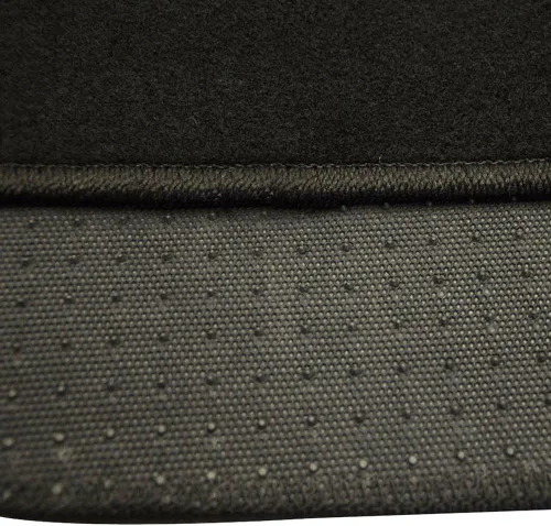 Vista 5 de IKON MOTORSPORTS, tapete para piso compatible con Chevrolet Corvette 1997-2004, revestimiento de piso delantero de nailon negro de fábrica