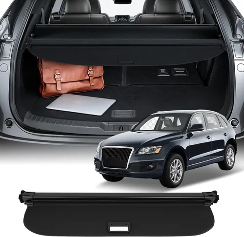 Vista 54 de SCITOO Cubierta de carga 2022-2024 para Jeep Grand Cherokee, accesorios retráctiles para maletero trasero, antimiradas, cubierta de seguridad
