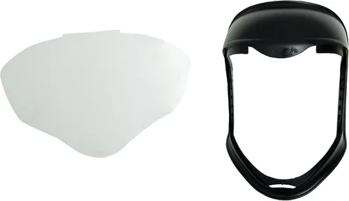 Vista 7 de Honeywell Protector facial UVEX Bionic con visera de policarbonato transparente (S8500)