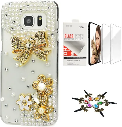 Vista 4 de Bling Case SSSGCDwSPSeries-24 - Funda con diseño 3D hecho a mano, 100 + cristales