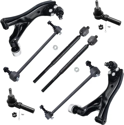 Vista 8 de Detroit Axle - Kit de brazos de control de extremo de 8 piezas para Toyota 2001-2003 Highlander 2002-2003 Camry Lexus ES300, 2 conjuntos de brazos