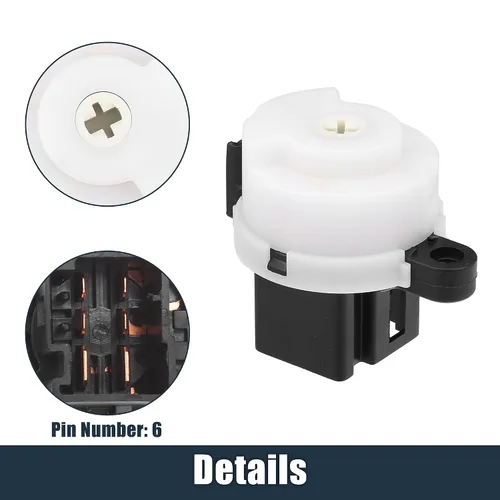 Vista 4 de uxcell Interruptor de arranque con cerradura de encendido, enchufe de arranque de repuesto para Ford para Ranger 2002-2012 para Mazda CX-7 CX-9