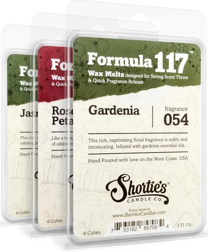 Vista 17 de Shortie's Candle Company Paquete variado de cera de manzana para derretir – Cosecha de manzana, manzana caramelo, tarde de manzana – Fórmula 117-3