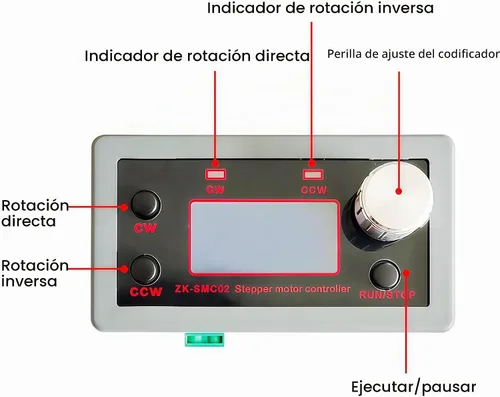 Vista 6 de TKXEC DC 5-30V 42 57 controlador de controlador de motor paso a paso