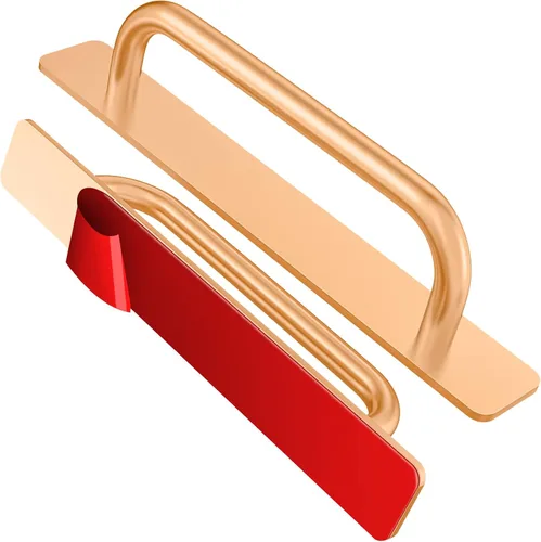 Vista 9 de NiHome Manijas autoadhesivas para puerta de gabinete, paquete de 2 tiradores de aleación de aluminio de 5.8 pulgadas para acceso instantáneo a