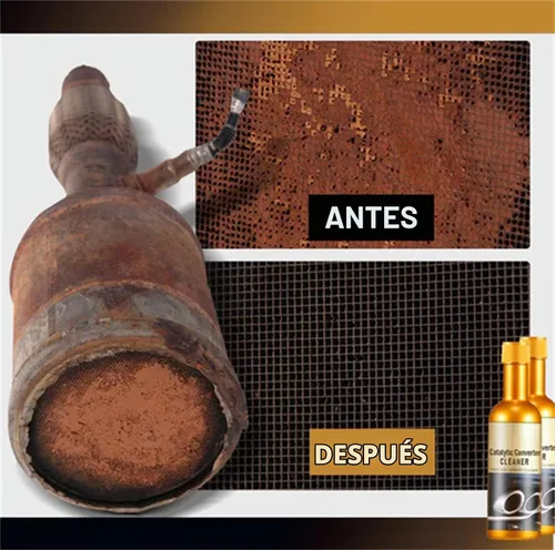 Vista 4 de Limpiador de convertidor catalítico de motor de vehículo BoostUp, limpiador de convertidor catalítico de autopartes, aditivo de combustible