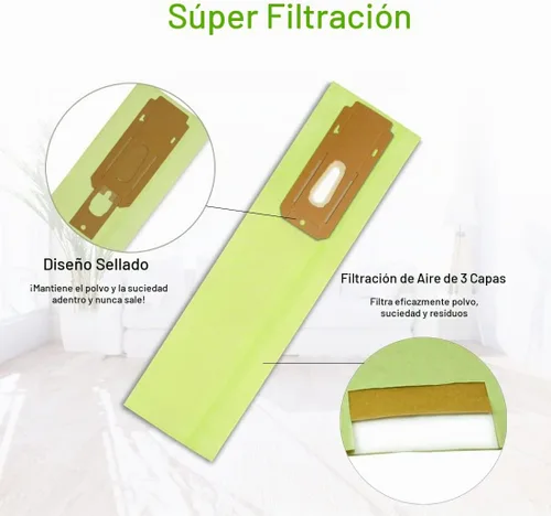 Vista 3 de Bolsas de vacío CCPK8DW para Oreck XL XL2 XL7 XL21, elevar vertical