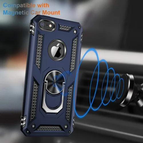 Vista 70 de Jeylly Funda para iPhone SE/Funda para iPhone 5S, Exterior de Plástico Duro que Absorbe Golpes + Interior de Silicona de Goma Defensor contra