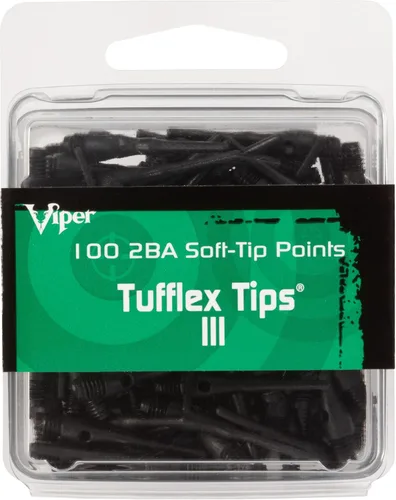 Vista 6 de Viper Dart accesorio suave para punta de dardos Tufflex III 2BA, en paquete de 100 y 1000