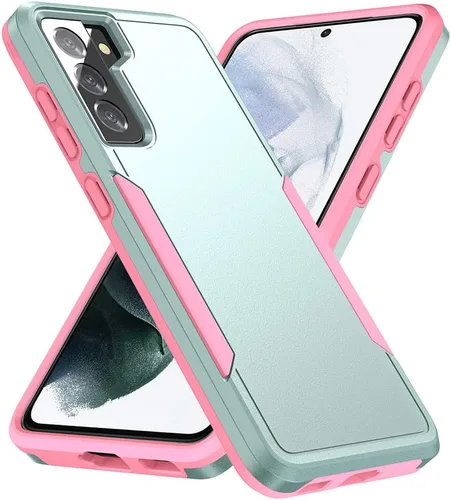 Vista 14 de Funda para Samsung Galaxy S21 (no para S21 Plus y S21 Ultra), resistente, a prueba de golpes, de grado militar, soporte de carga inalámbrica