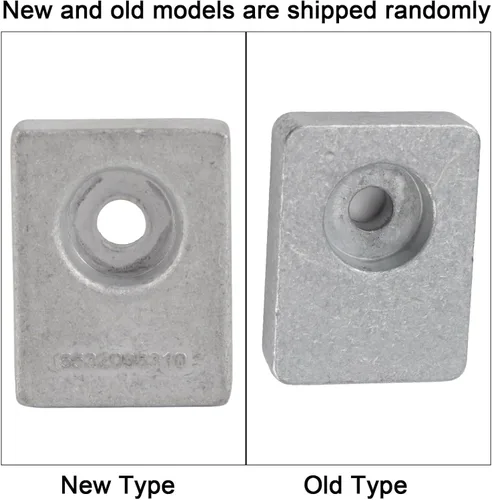 Vista 3 de Aramox Ánodo fuera de borda, ánodo de zinc para barco apto para motor fuera de borda 55320‑95311 55320‑95310 55321‑93J00 55321‑93J01DF25-DF300