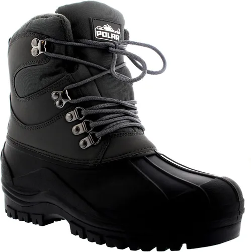 Vista 3 de Botas para lluvia y nieve, a la altura del tobillo, impermeables para hombre