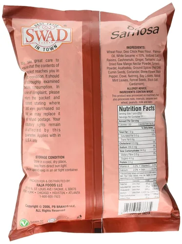 Vista 3 de Great Bazaar Swad Samosa Snacks, 10 onzas