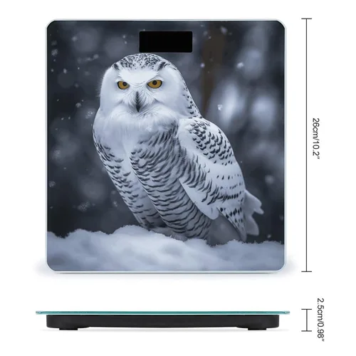 Vista 2 de Arctic Owl Weight Scale for Body Weight Digital Bathroom Scale High Capacity Accurate Digital Weighing Scales and Easy-to-Read on Backlit LCD Display