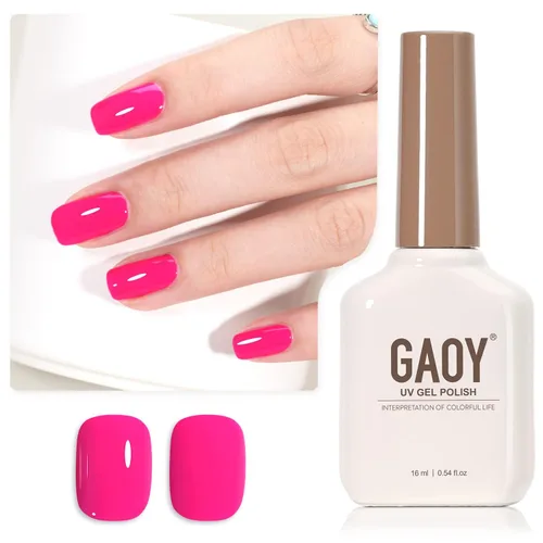 Vista 24 de GAOY - Esmalte de uñas de gel marrón, 16ml de esmalte de gel para quitar por remojo, curado con luz UV para arte de uñas, manicura DIY en casa, 2088