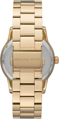 Vista 3 de Reloj Ritz de acero inoxidable para mujer de Michael Kors con cristal Topring