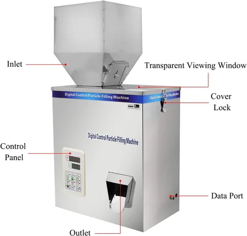 Vista 3 de CGOLDENWALL Máquina de envasado de llenado y ponderación de polvo completamente automática Máquina de envasado de medición automática Máquina
