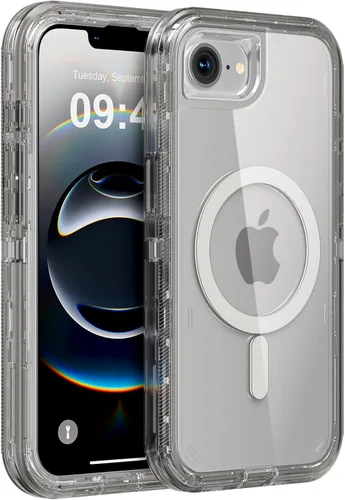 Vista 45 de Follaroma Funda para iPhone 11, Compatible con MagSafe, Fundas de Teléfono de Protección Resistente a Prueba de Golpes de Servicio Pesado