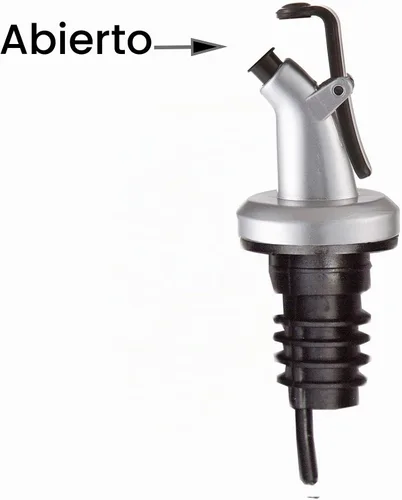 Vista 7 de CUISINOX Juego de botellas de aceite y vinagre con organizador de alambre