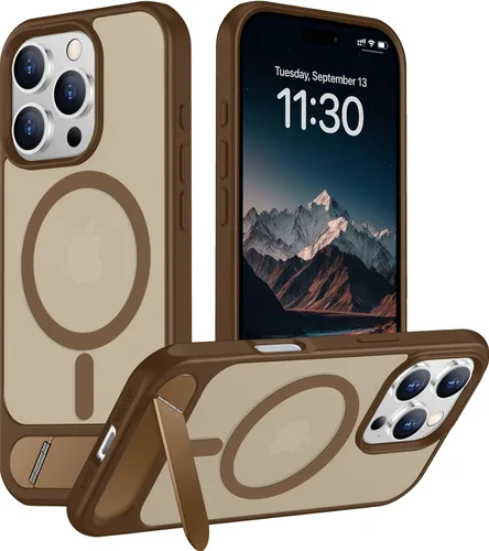 Vista 52 de Funda para iPhone 11 con compatibilidad magnética, [Soporte invisible incorporado][Compatible con MagSafe]
