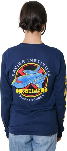 Vista 3 de Marvel X-men Xavier Institute Blackbird - Camiseta de manga larga para hombre
