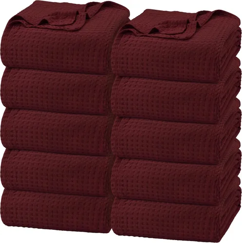Vista 22 de Utopia Bedding Manta de gofre 100% algodón, tamaño individual, color negro, 90 x 72 pulgadas