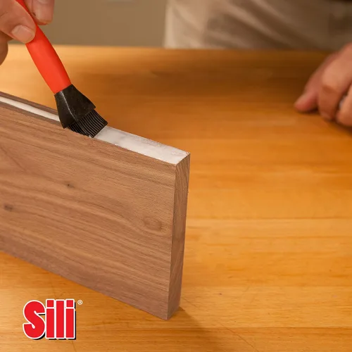 Vista 3 de Cepillo de pegamento de silicona para manualidades, carpintería, pasatiempos, artes, aplicador y esparcidor de pegamento de madera antiadherente