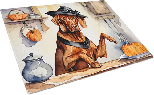 Vista 78 de Caroline's Treasures DAC1720LCB Affenpinscher - Tabla de cortar de vidrio con calabazas para cocina de otoño, grande, decorativa, de vidrio