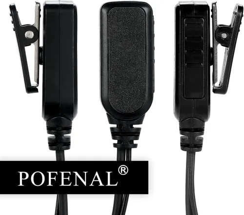 Vista 7 de Walkie Talkie Auricular con micrófono, diseño en forma de G de ajuste seguro para Retevis RT22/RT68/RT21/H-777/RT86, compatible con Baofeng