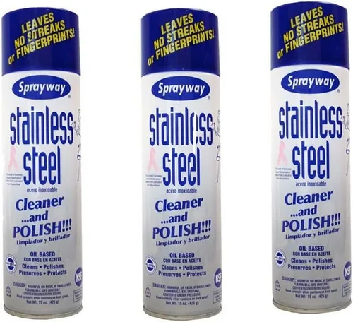 Vista 11 de Sprayway, limpiador de acero inoxidable a base de agua, 15 onzas líquidas (paquete de 1)