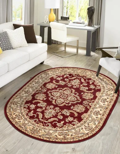 Vista 12 de Unique Loom Voyage Collection - Alfombra de área Reddington (2' x 3' 1" Rectángulo Rojo/Crema)