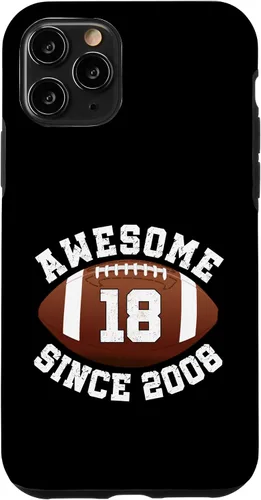 Vista 29 de Awesome Since 2008 18th Birthday Men Son American Football Case for iPhone 17