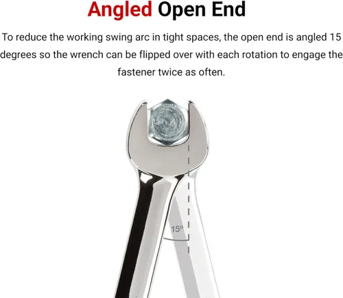 Vista 3 de TEKTON - Llave combinada (0.472 pulgadas).