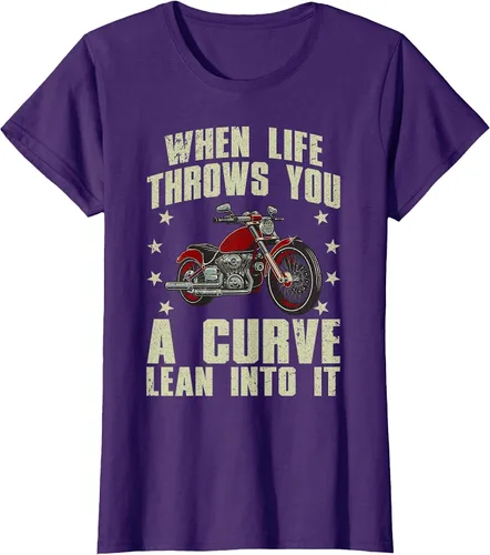 Vista 89 de Funny Motorcycle Racer Design for Men Women Motorcycle Lover T-Shirt Asphalt Grey