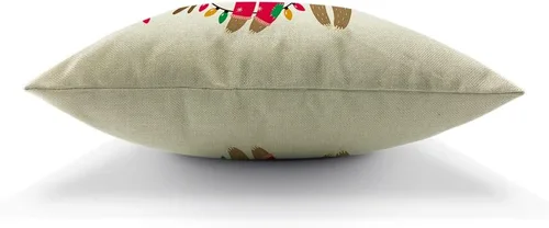 Vista 5 de AOYEGO - Funda de almohada decorativa para sofá y cama con diseño de perezoso navideño, suéter rojo, rama de árbol, fundas de almohada rectangulares
