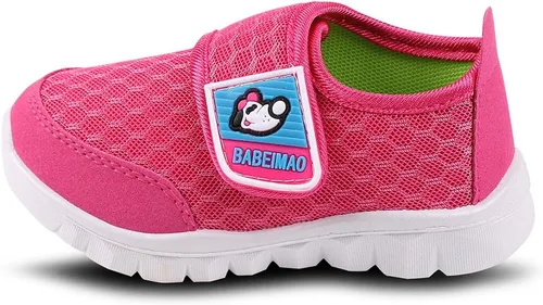 Vista 2 de Myekat Zapatos deportivos para bebés, para niños y niñas, malla transpirable, ligeros, lindos, atléticos, para correr, caminar, zapatos casuales