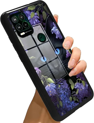 Vista 317 de Funda para Motorola Moto G Stylus 5G 2021 de vidrio templado, funda negra con diseño de mujer negra africana para mujeres y hombres, antiarañazos, a