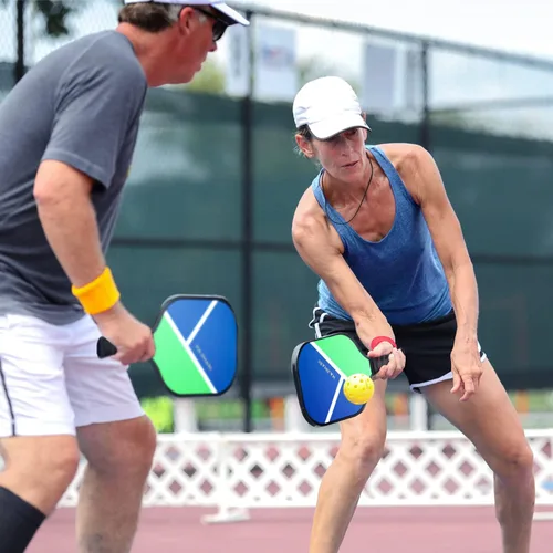 Vista 8 de Hajimari 1 pala de pickleball – Aprobado por USAPA, artesanía de fibra de carbono Diseño ligero con núcleo de polipropileno Agarre cómodo