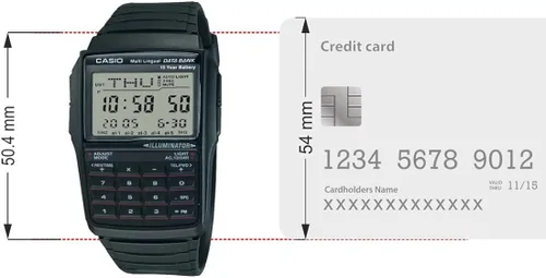 Vista 7 de Casio DBC32-1A reloj digital de banco de datos